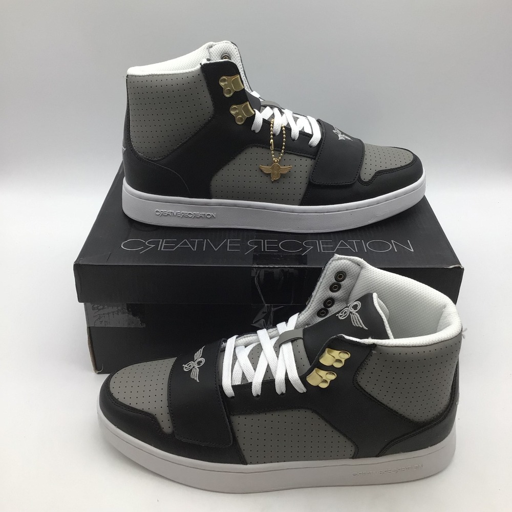 Creative Recreation Cesario Hi Mens Size 10.5 Olive Black High Top Sneakers NEW
